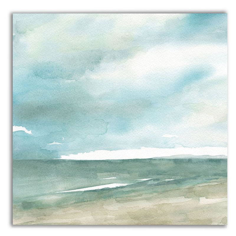 Tranquil Seas - impression, H 10 po x l 10 po x P 1,5 po, Toile tendue