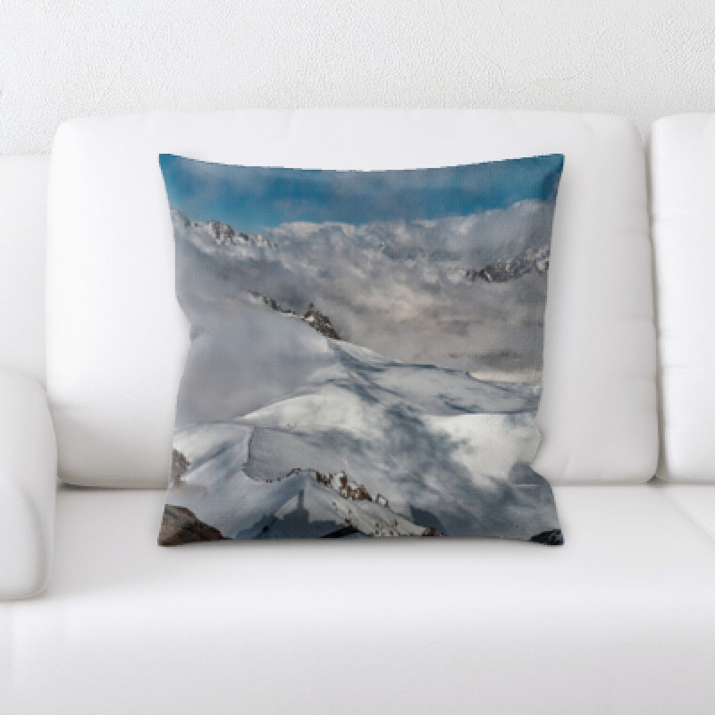 Microsuede Reversible Throw Pillow