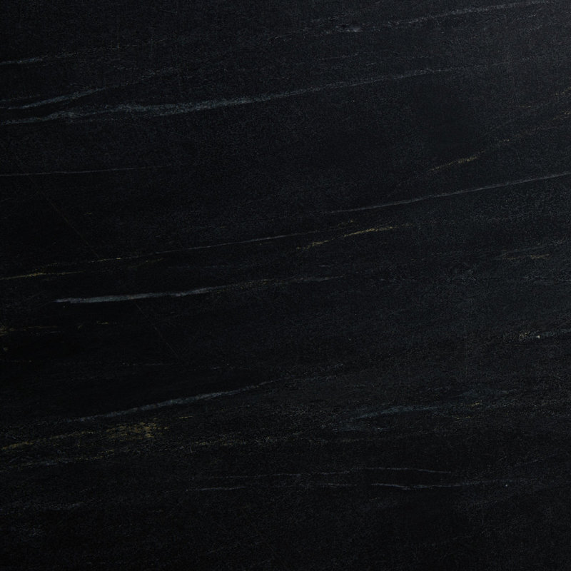 Belle Oval Marble Dining Table, Black Marble