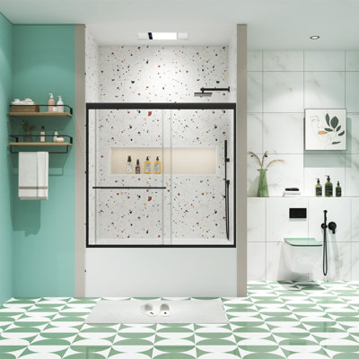 56'' - W x 58'' H Door Tub Door with
