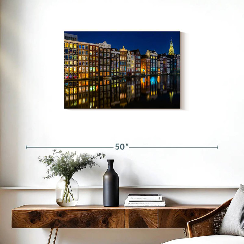 Sireci Amsterdam Reflections, 20" H x 30" W