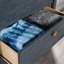 Commode, finition bleue