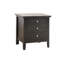 Table de chevet chic noire décontractée pour les chambres à coucher-1155591033