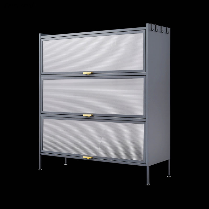 Buffet, armoire de rangement à 3 niveaux, support de rangement pour la cuisine