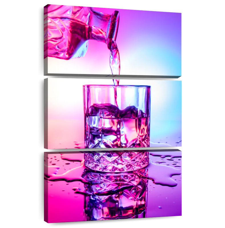 Yarlin Cocktail On Neon, 57'' H x 36'' W