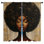 Rideaux de fenêtre dorés avec rideaux et peinture obscurcissant - 2 panneaux