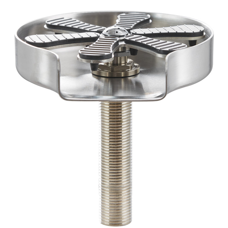 Glass Rinser for Kitchen Sink, Silver 