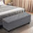 Grimstad Upholstered Fabric Storage Ottoman, Storage Bench with Button-Tufted-222656638
