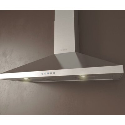 36"" Volterra 400 CFM Ducted Wall Mount Range Hood in Stainless Steel -  Elica, EVL436S2