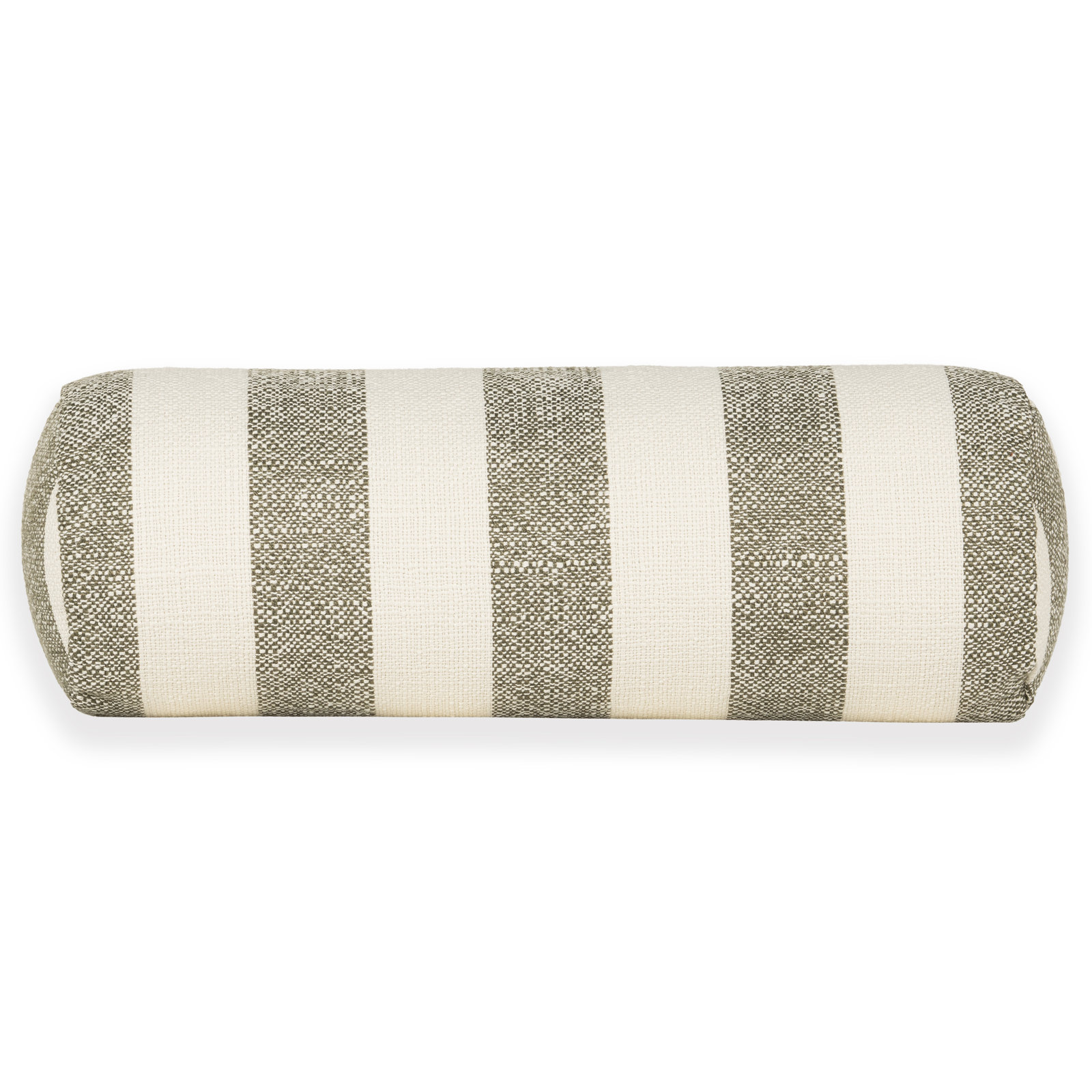 21" x 8" Throw Pillow, Green Striped