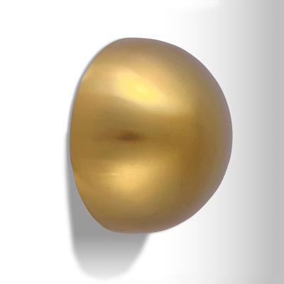 Half Ball 6"d, Gold Matte