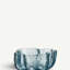 Crackle Handmade Circular Glass Decorative Bowl