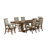 Silcox 7PC Standard Height Dining Set In Cherry-Table, Four Chairs And Two Arm Chairs