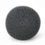 Pouf rond en coton Bordeaux-912202392
