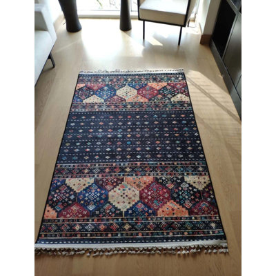 Coton à imprimé numérique marocain Toscana Tapis chenille antidérapant