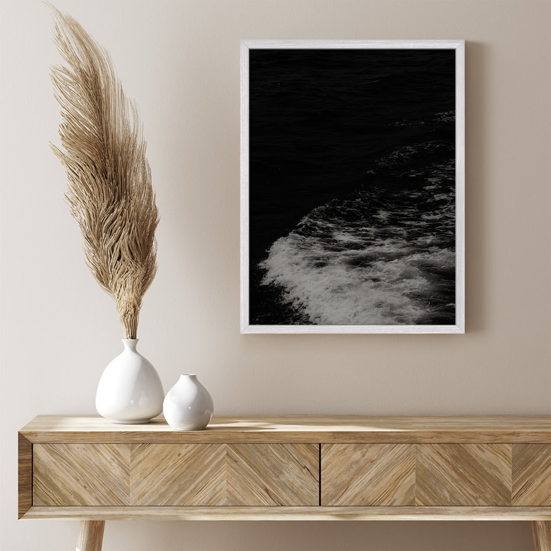 Reproduction d'art paysage encadrée pour la nature, H 10 po x l 8 po, Blanc