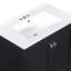 Meuble-lavabo noir 30 po avec lavabo simple-960873351