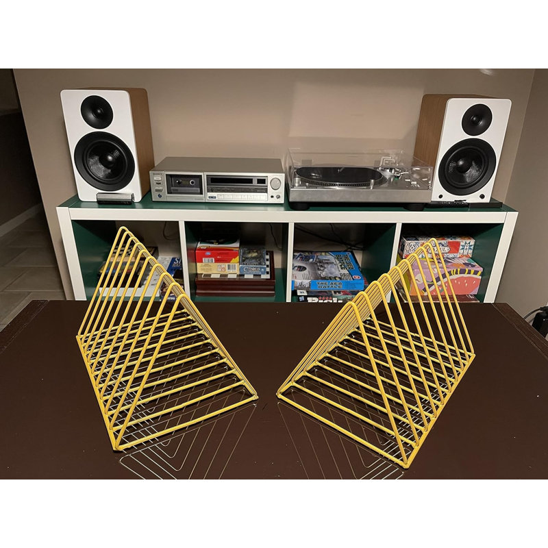 Metal 7.3'' H Storage Rack, Gold
