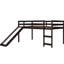 Lit mezzanine avec glissade, conception multifonctionnelle-536436595-536436594