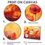 Ikaia orange dansant parmi les fleurs sauvages III - Art mural fleurs sauvages-1413734928-1413734931-1413734934