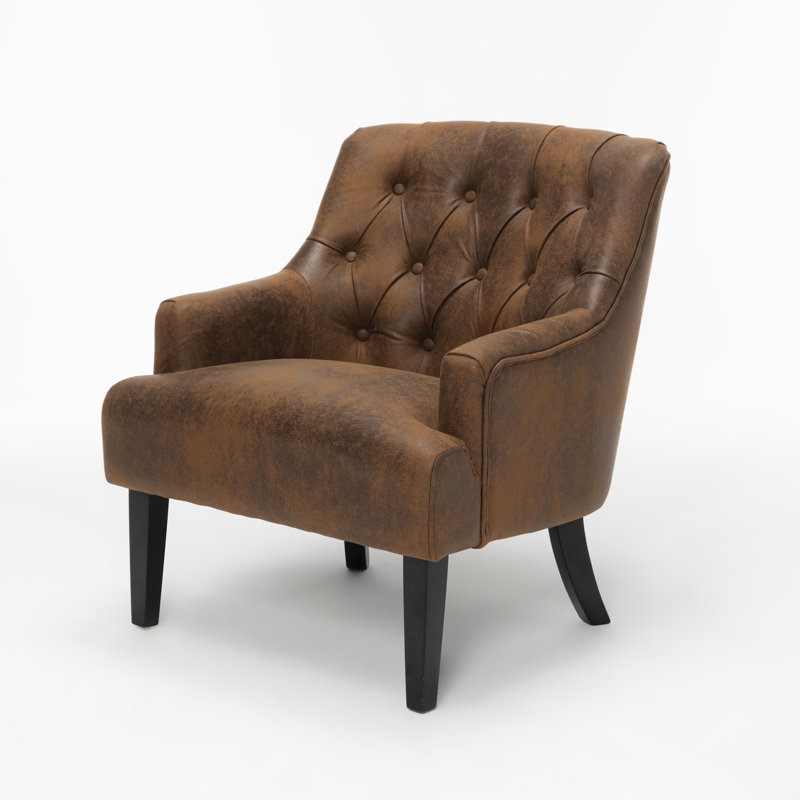 Haysville Upholstered Accent Chair, Brown