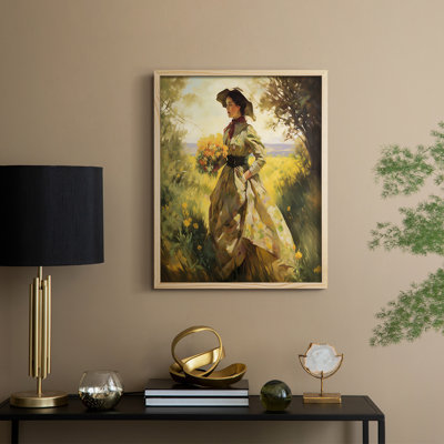 «WOMEN Series Dccxxxix», reproduction encadrée - bois massif