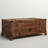 Table basse en bois massif avec rangement Percival