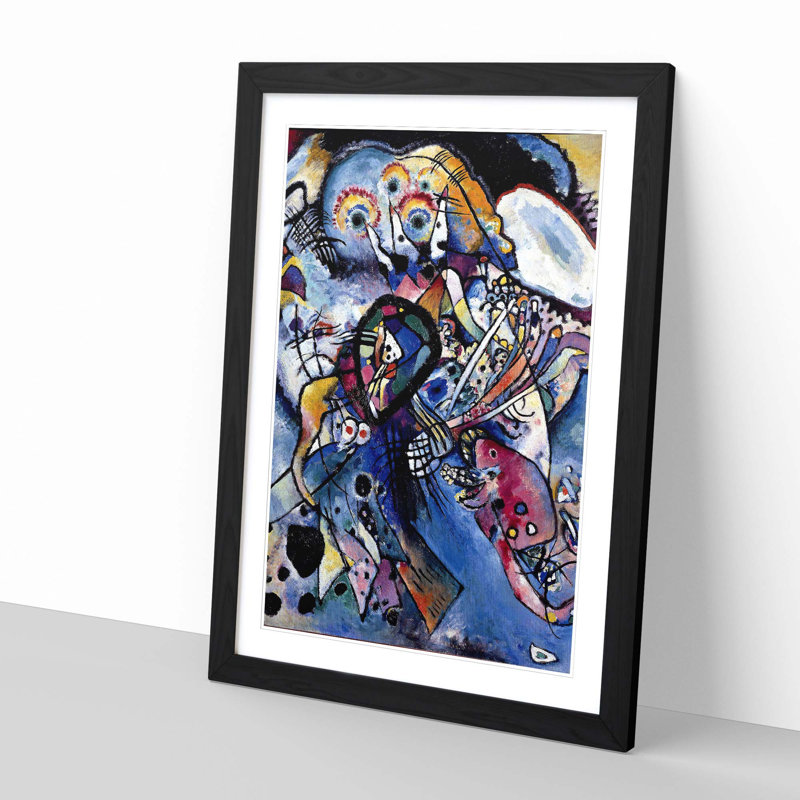 Wassily Kandinsky - Single Picture Frame Painting, Black