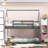 Gray Twin Over Bunk - Included, House Bed For Relaxing Nights Low Stable House-Like With-805954833