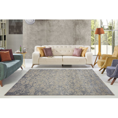 Tapis gris / champagne Crisfield