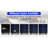 5 DRAWERS MULTIFUNCTIONAL TOOL CART WITH WHEELSBLACK+BLUE