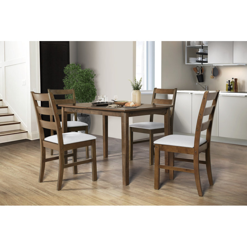 Ensemble repas pour 4 personnes Eslettes, Brun