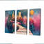 Ensemble de décorations murales observatoires astral rose et bleu-107190400-107190401