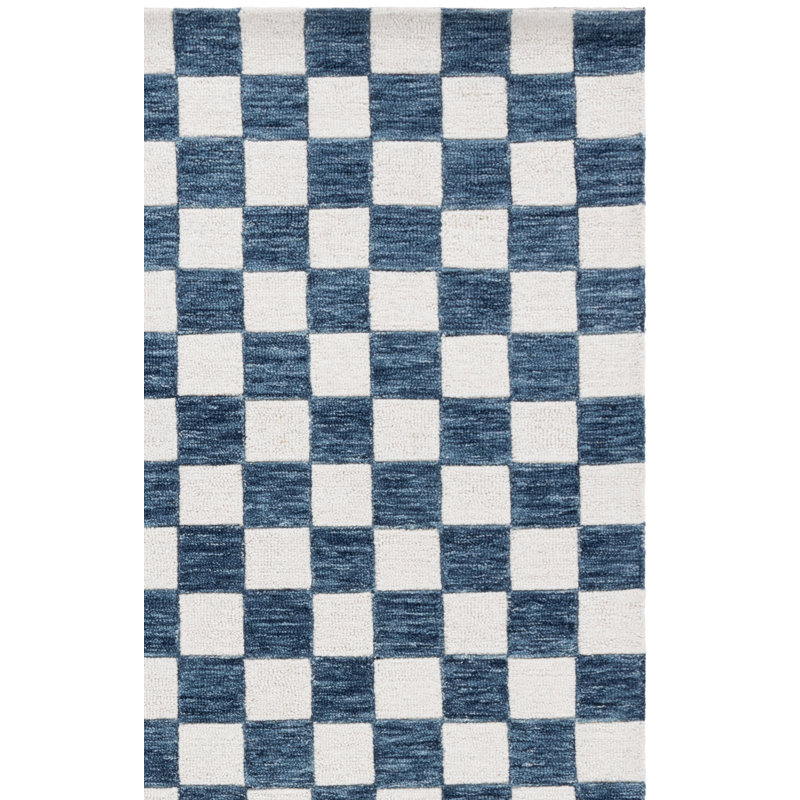 Tapis bleu / ivoire Freemont, Rectangle 9 pi x 12 pi