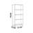 Modern and uniquely designed bookcase-112400321