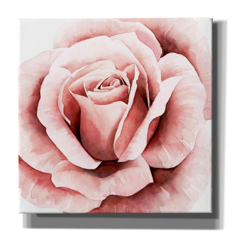 Rosdorf Park «Pink Rose II» par Grace Popp, H 18 po x l 18 po x P 0,5 po