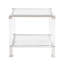 Clare Glass End Table