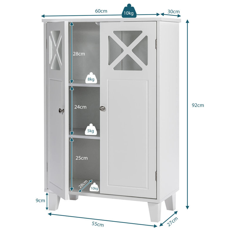 Rossford Freestanding Bathroom Cabinet