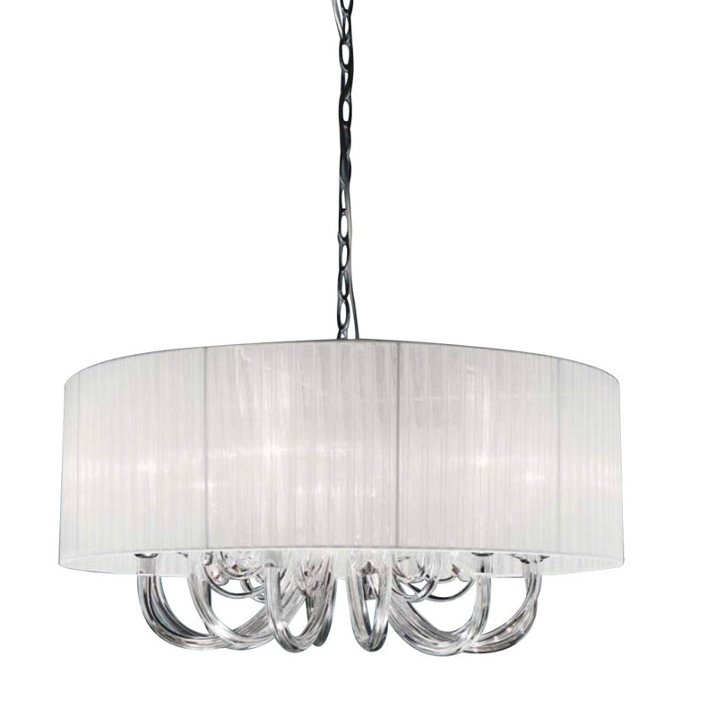Adalynn 6 - Light Chrome/Clear Glass Single Pendant