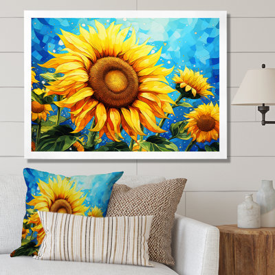 Sunflowers Salute Golden Radiance sur toile