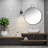 Gisberto Metal Flat Wall Mirror