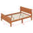 Wooden Platform Bed with Headboard and Footboard-1779475091-1779475089