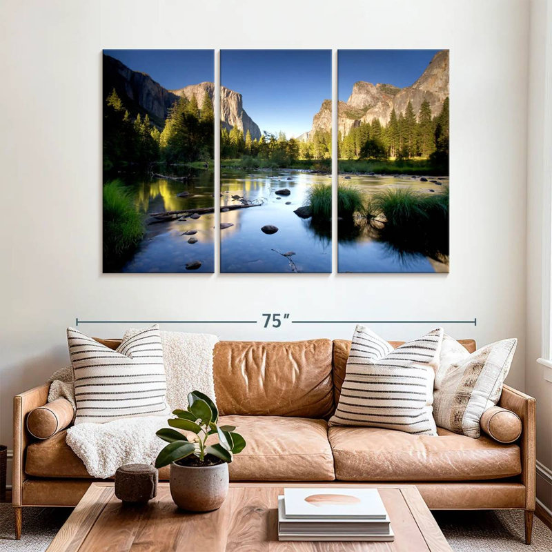 Alvord Tranquil Merced River, H 36 po x l 57 po