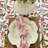 Red Striped Napkins - Block printed-119304320