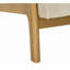 Chaise d'appoint moderne à rayures avec coussin, structure en bois et siège rembourré, idéale pour le salon-1805371022