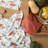 MARTHA STEWART Autumn Harvest Mushroom Plaid Kitchen Towel 3-Pack Set, 100% Cotton with Absorbent Terrycloth, Decorative Kitchen Towels, Burnt Orange/Green/White, 16"x28"