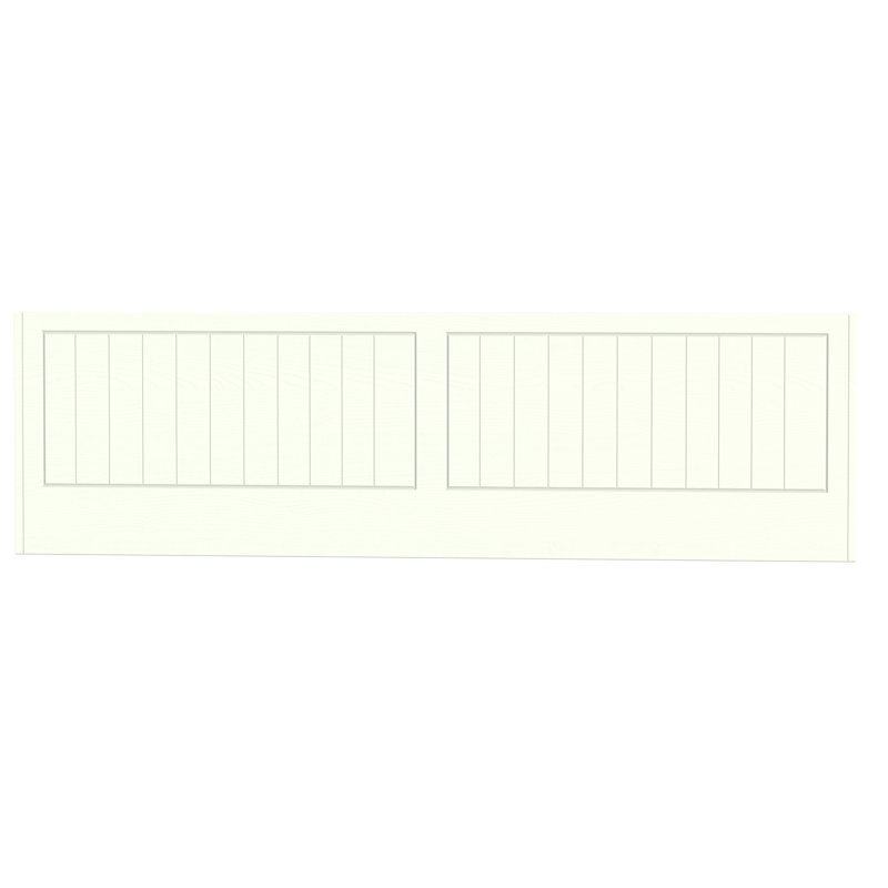 Fully Assembled Zenfield Headboard, Super King (6'), Porcelain Ash