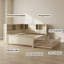 Lit de jour en bois blanc antique Farmhouse