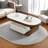 Modern simple oval shaped coffee table-104845677-104845678-104845683