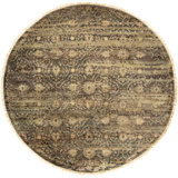 Empress Wool Damask Area Rug in Green